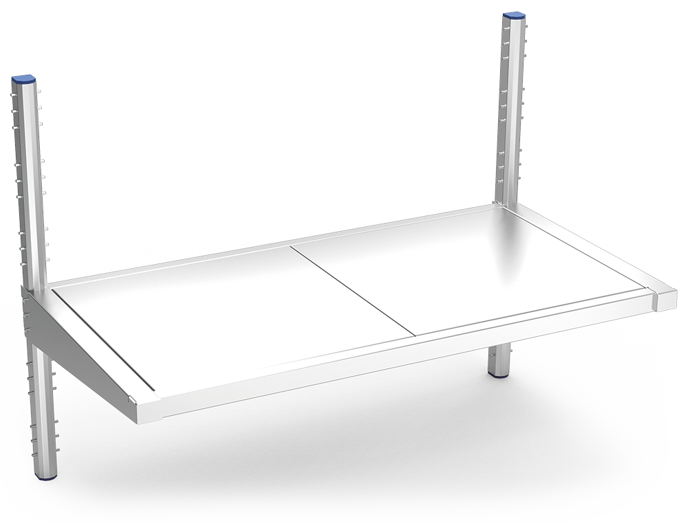 Estantería inox mural Imagine 1 nivel