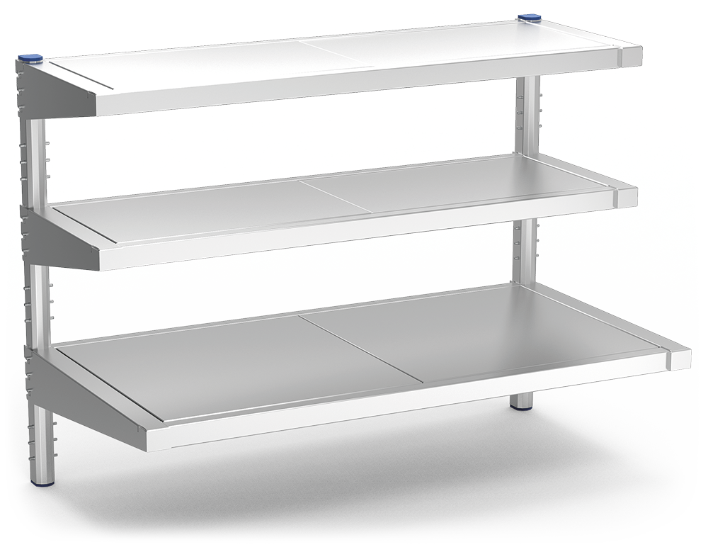 Estantería inox mural Imagine 3 niveles