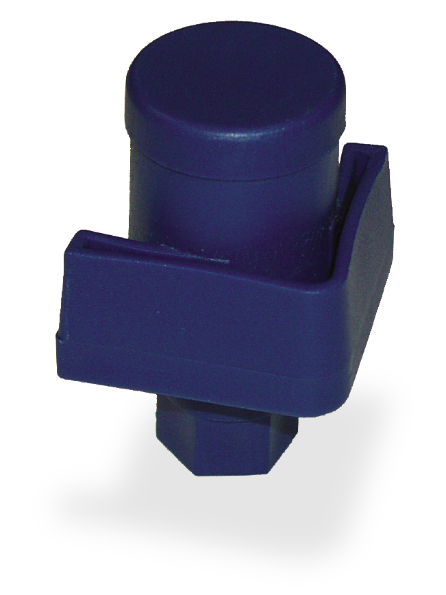 Taco regulable para soporte de estantería