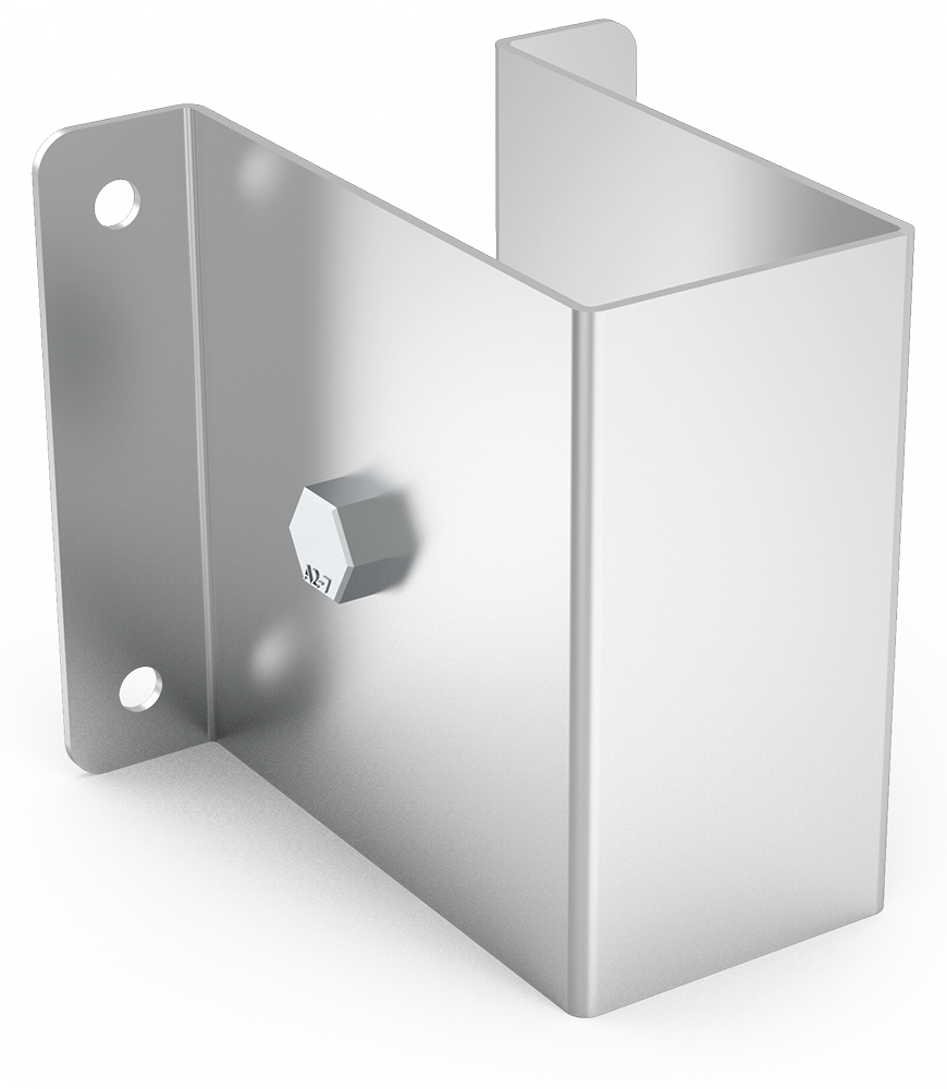 Separador central inox para estructura de cámara