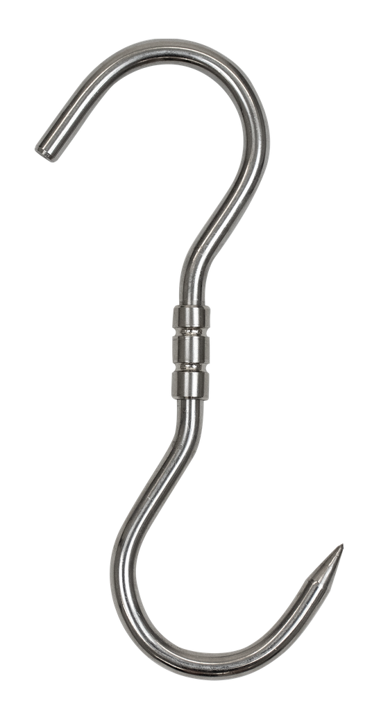 Ganxo de vareta *inox giratori "S"