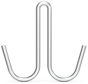 Gancho de varilla inox modelo J doble