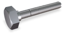 Tornillo inox cabeza hexagonal, rosca métrica