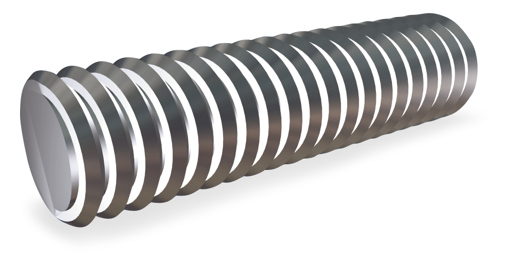 Varilla inox roscada, rosca métrica
