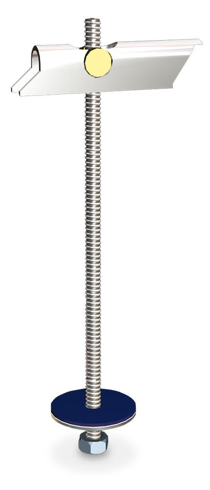 Tac galvanitzat per a sostre tipus *balancín