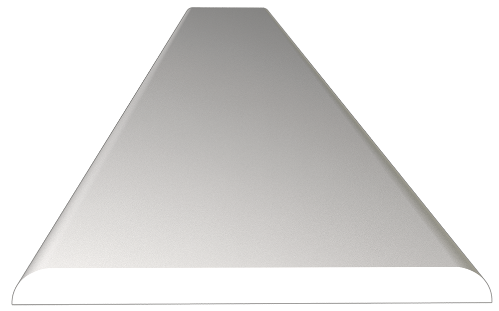 Perfil paracops recte de fibra blanca