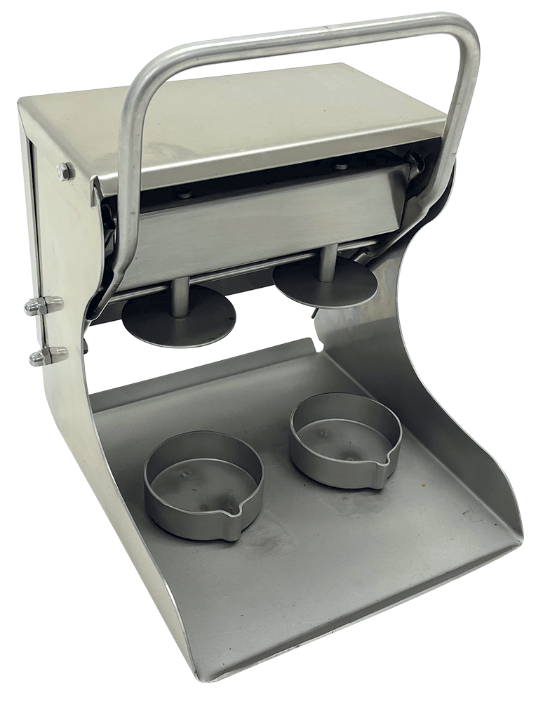 Aixafa hamburgueses de motlle rodó 2 unitats de *ø65 mm.