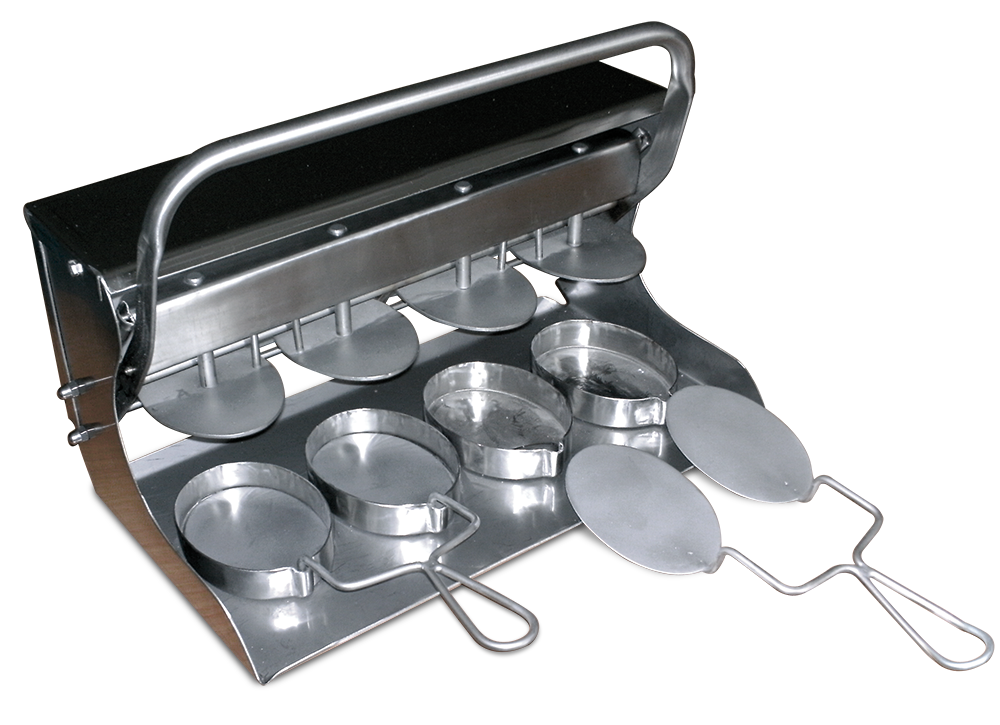 Aixafa hamburgueses de motlle ovalat 4 unitats