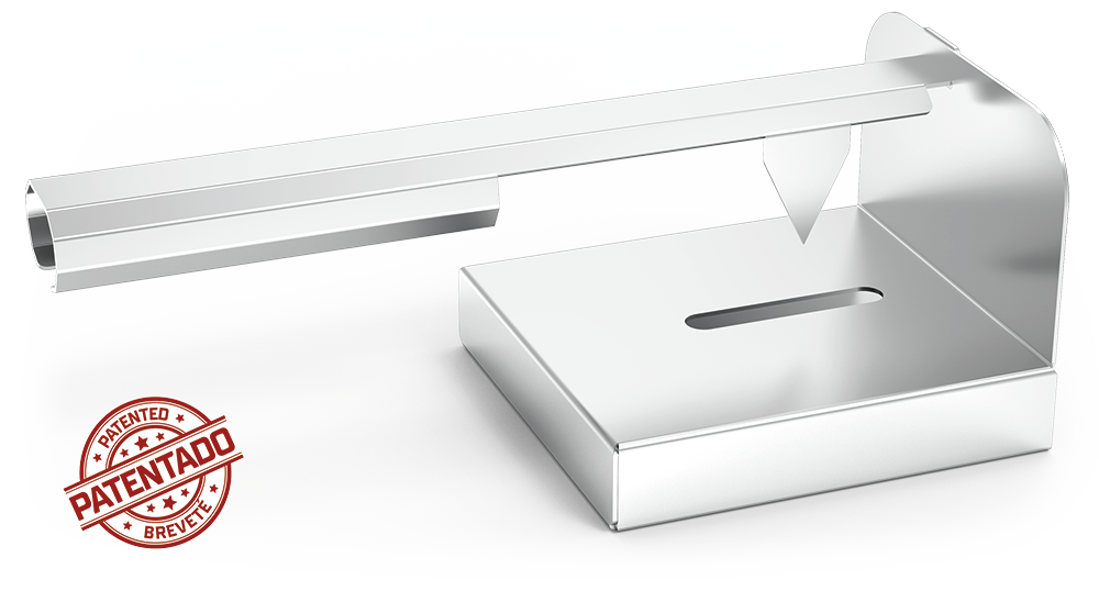 *Abreostras professional de sobretaula en acer inoxidable