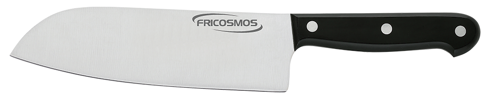 Cuchillo Santoku con mango virola