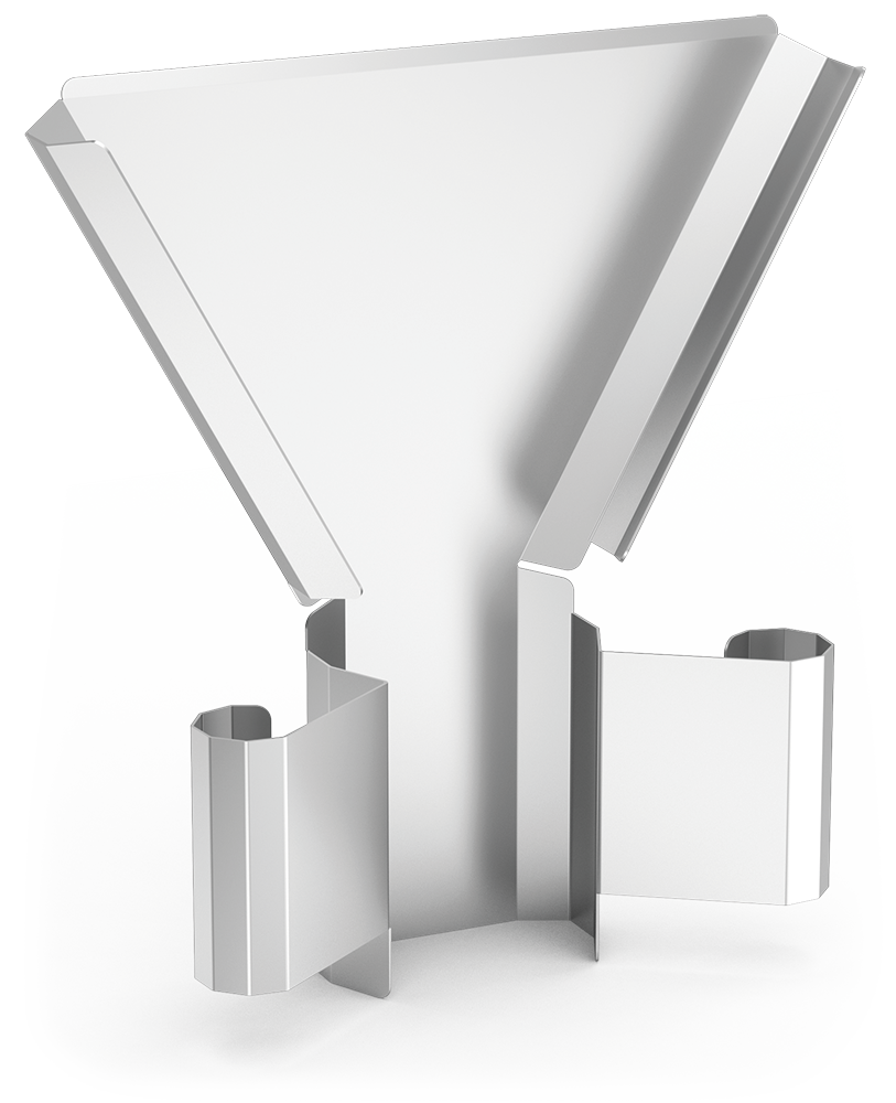 Pala inoxidable para patatas fritas con dos asas