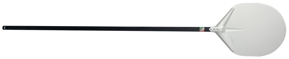 Pala redonda de aluminio para horno