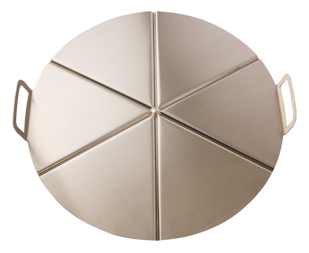 Safata d'alumini amb anses per a pizza 6 porcions