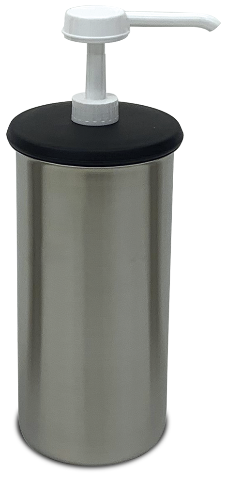 Dosificador de salsa i recipient *inox (blanc)