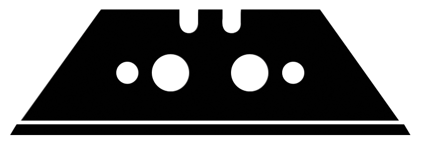 Cuchilla para cutter con cierre seguridad (Metal detectable)