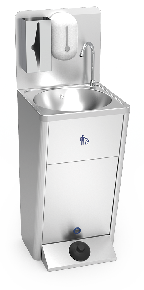 *Pack Rentamans autònom 061430 + Peto postís amb dosificador de sabó automàtic i *tissues 060610