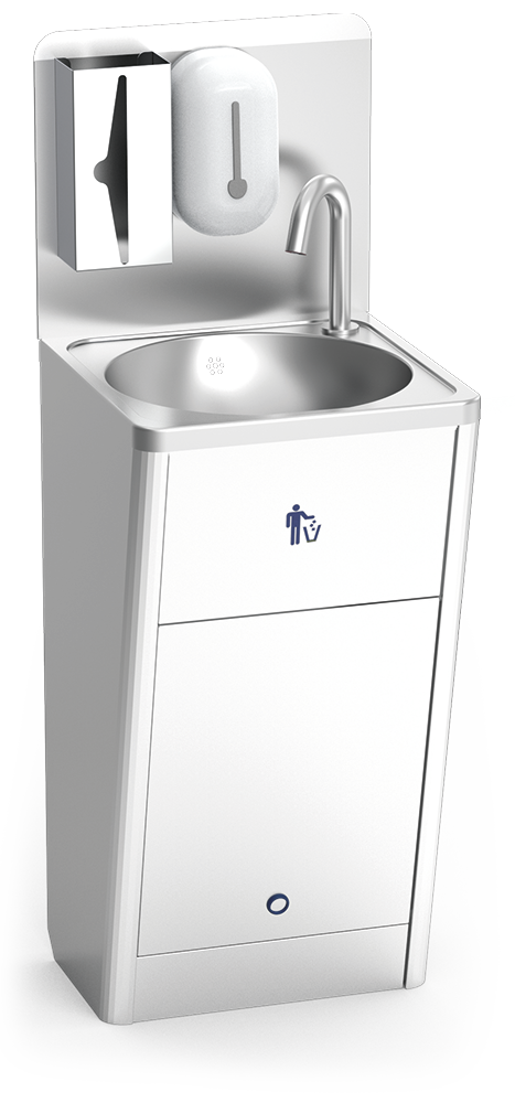 Lavamanos integral registrable electrónico