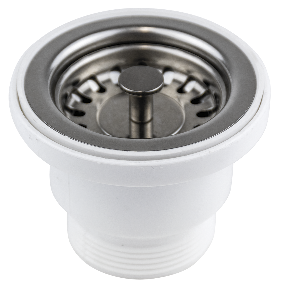 Válvula desagüe con cestillo