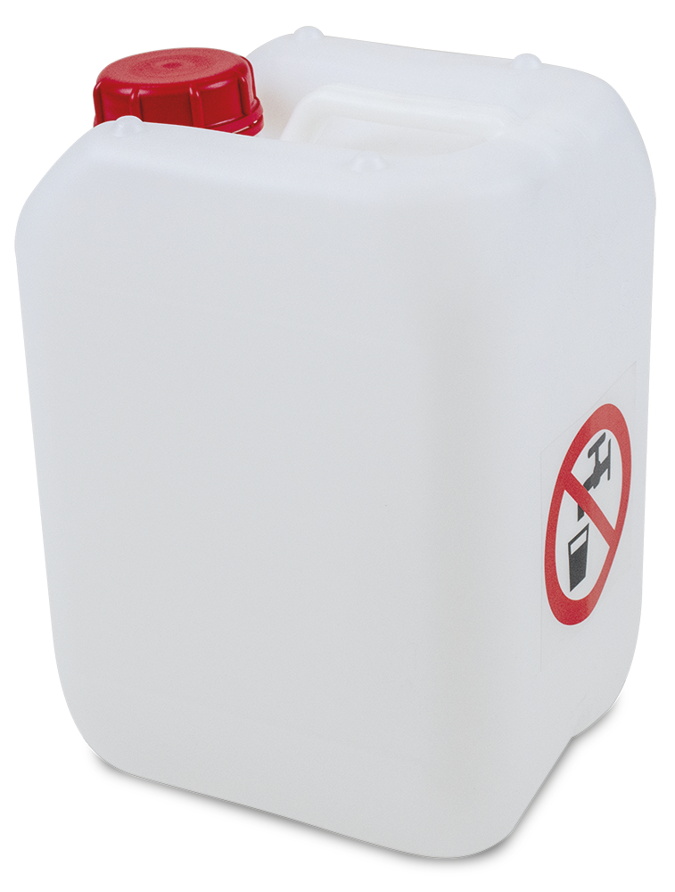 Bidón jerrican apilable blanco 25L para fregadero autónomo