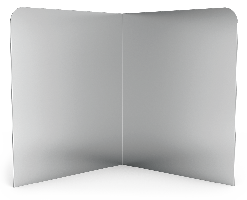 Peto postís llis per a acoblar a rentamans de cantonada