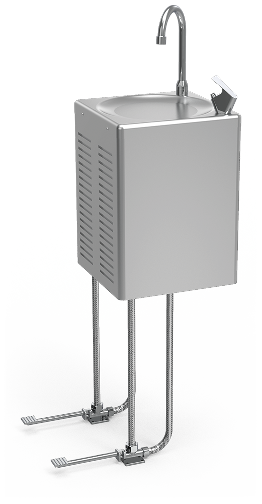 Font mural refrigerada d'aigua freda *Cold+ a pedal