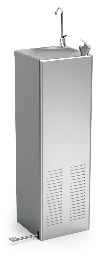 Fuente refrigerada de agua fría Cold+ con grifo a pedal