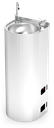 Fuente de columna inoxidable de agua fría