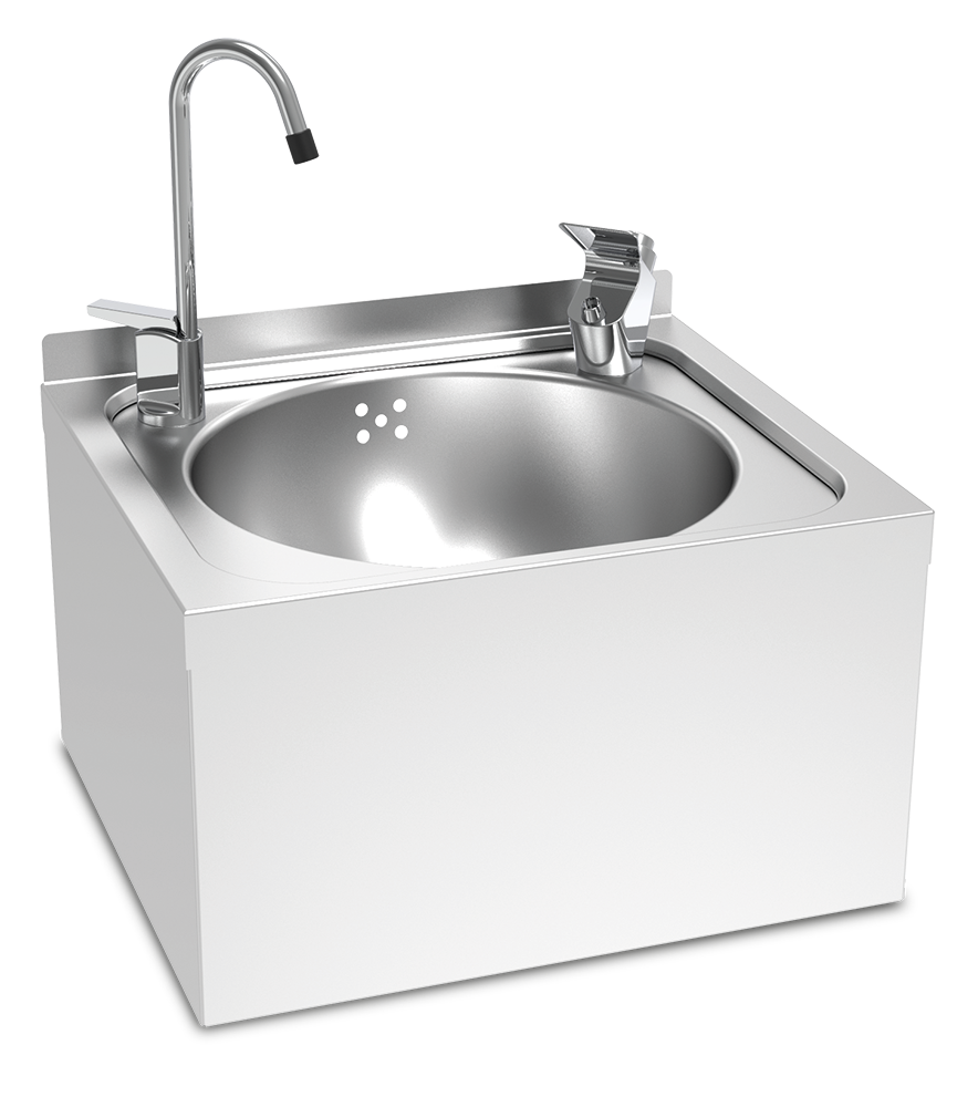 Fuente de agua inox de fijación mural