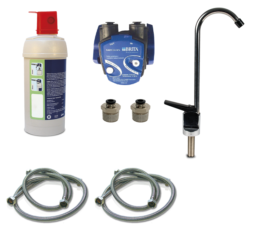 Sistema filtrador d'aigua amb aixeta *llenajarras