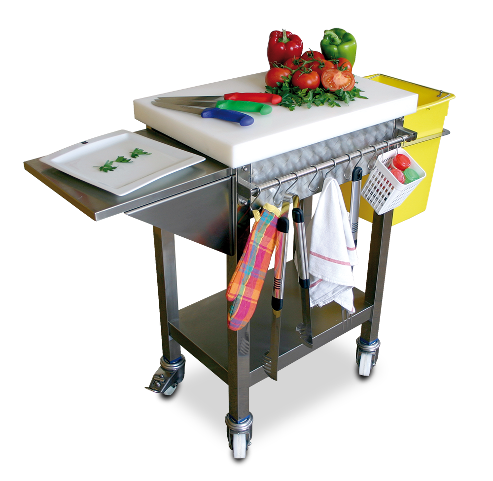 Tajo de troceo con fibra blanca serie Barbacoa