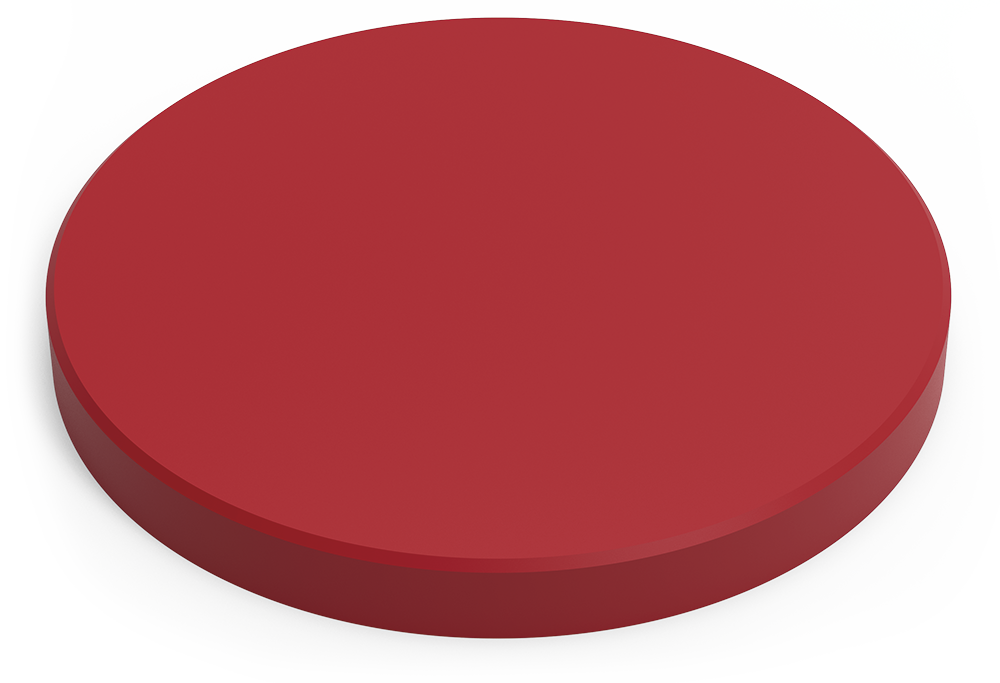 Fibra rodona de tall de polietilè vermella d'alta densitat P500