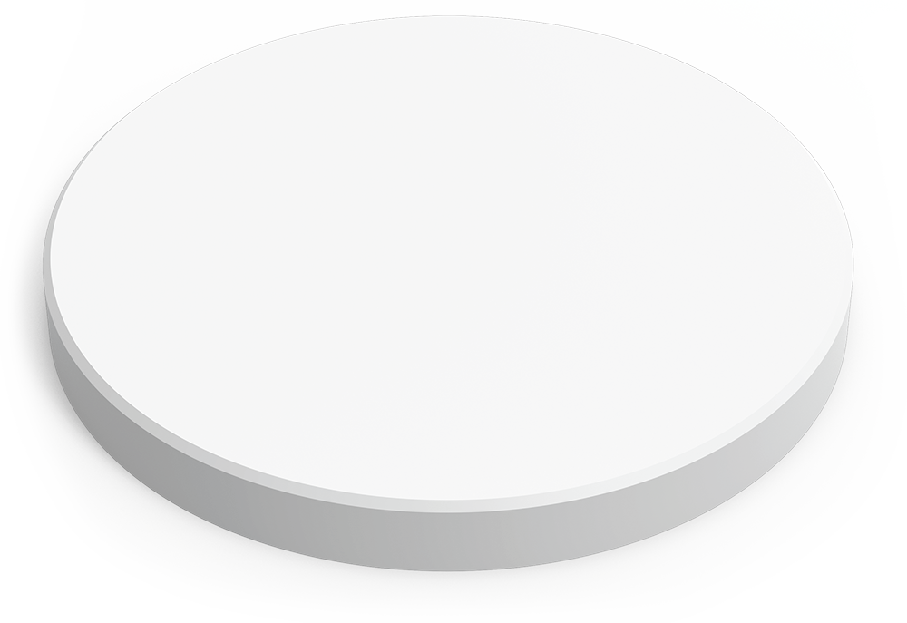 Fibra rodona de tall de polietilè blanca d'alta densitat P500