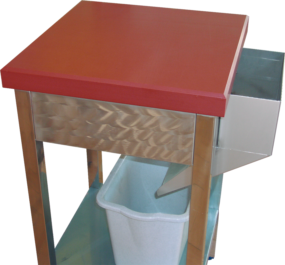 Tremuja evacuació de desaprofitaments per a adossar a talls de trossejament