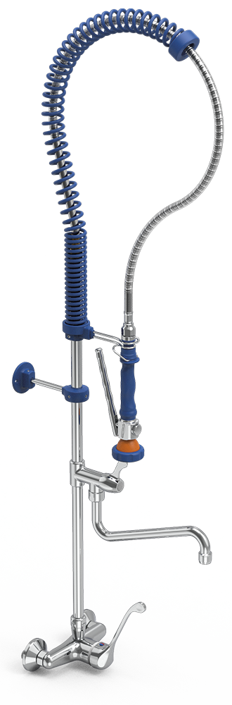 Grifo ducha mural con caño Serie MN