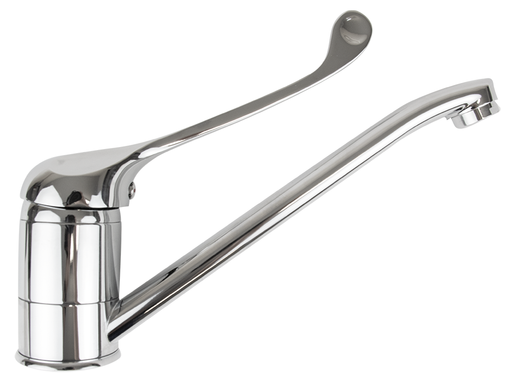 Aixeta de sobretaula monocomandament colze dues aigües