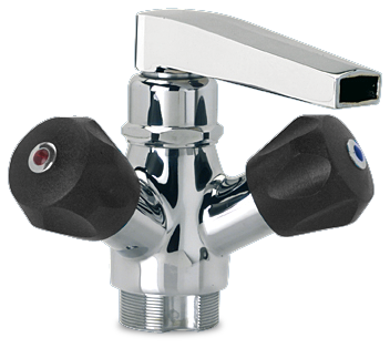 Aixeta de sobretaula poms giratoris dues aigües seriï Extra sota