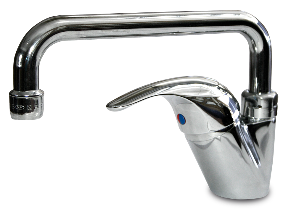 Grifo monomando con caño bajo