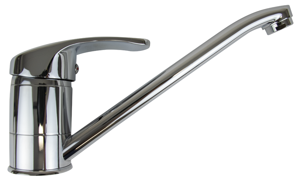 Aixeta de sobretaula monocomandament dues aigües