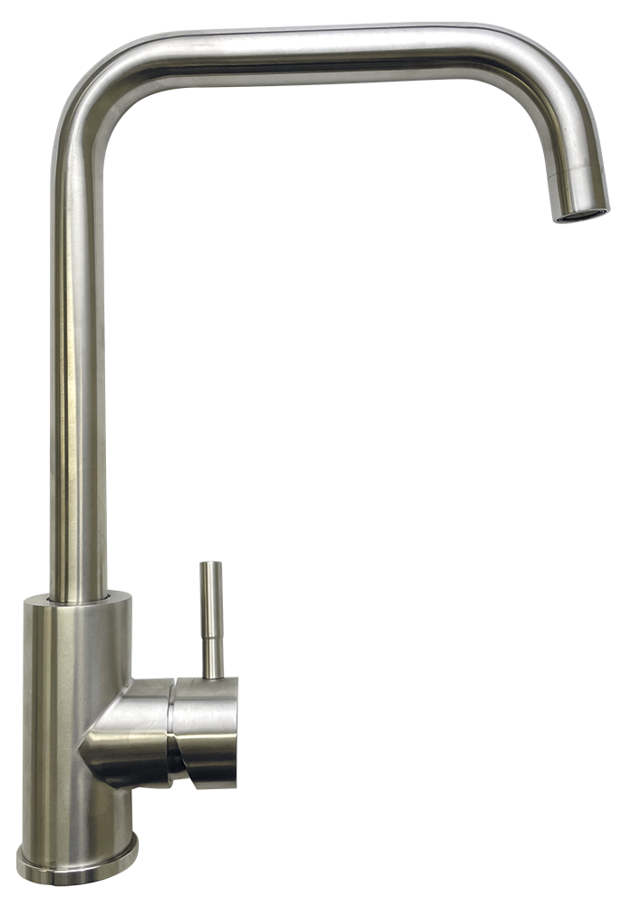 Grifo monomando de acero inoxidable