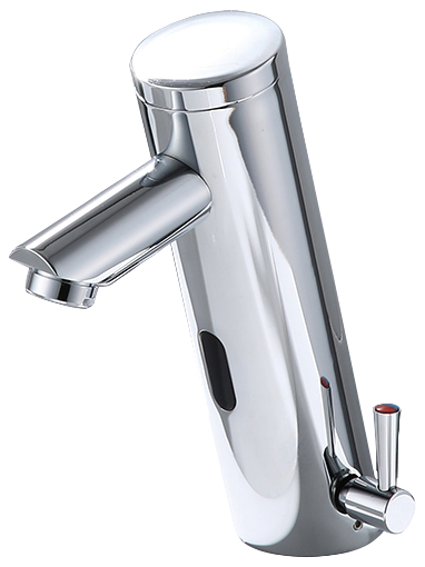 Grifo de sobremesa electrónico con selector de temperatura a pilas