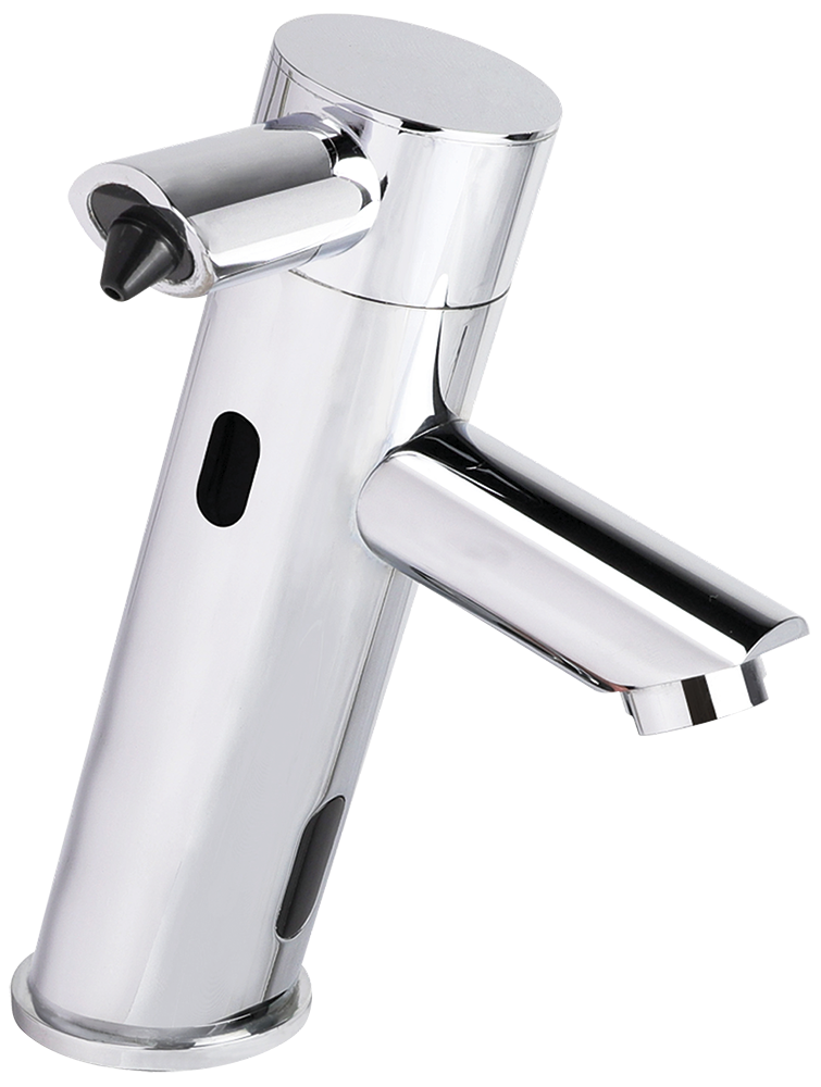 Grifo electrónico con dispensador de jabón integrado SpTap