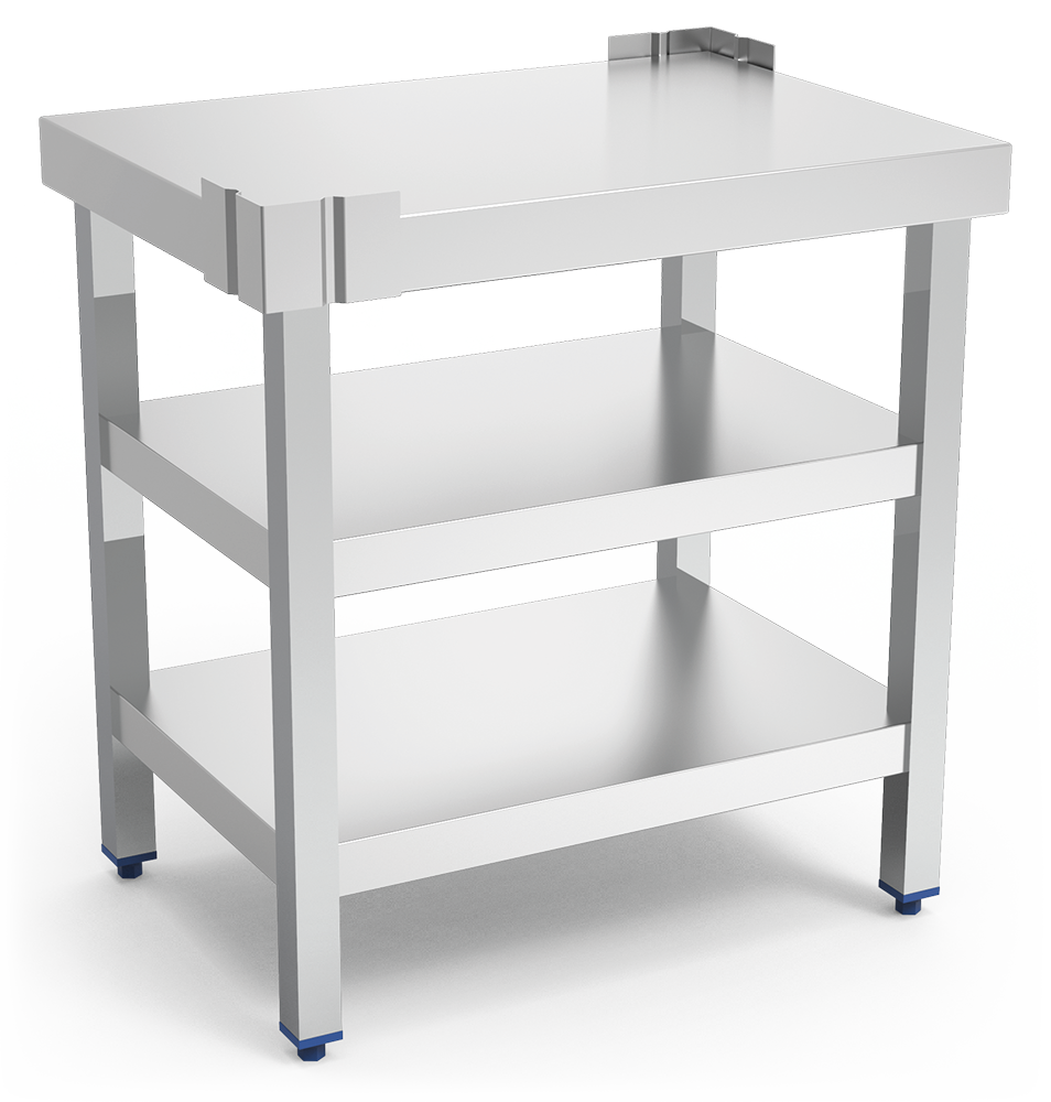 Mesa altura especial per a màquina talladora de companatge