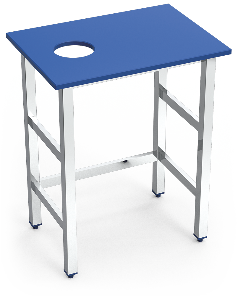 Posat pescater blau model senzill