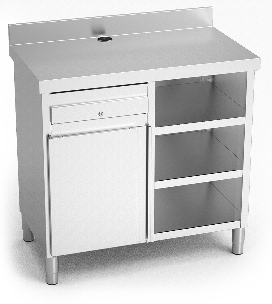 Moble cafeter *inox bàsic