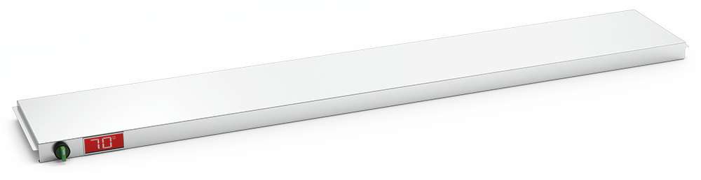 Calentador de platos para estante de sobremesa