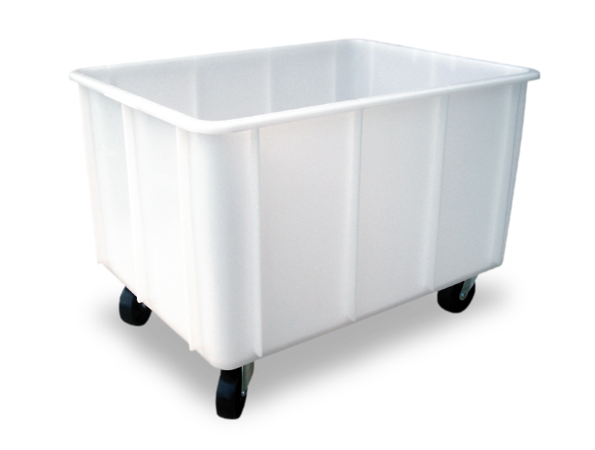 Carro de manutención con ruedas y desagüe