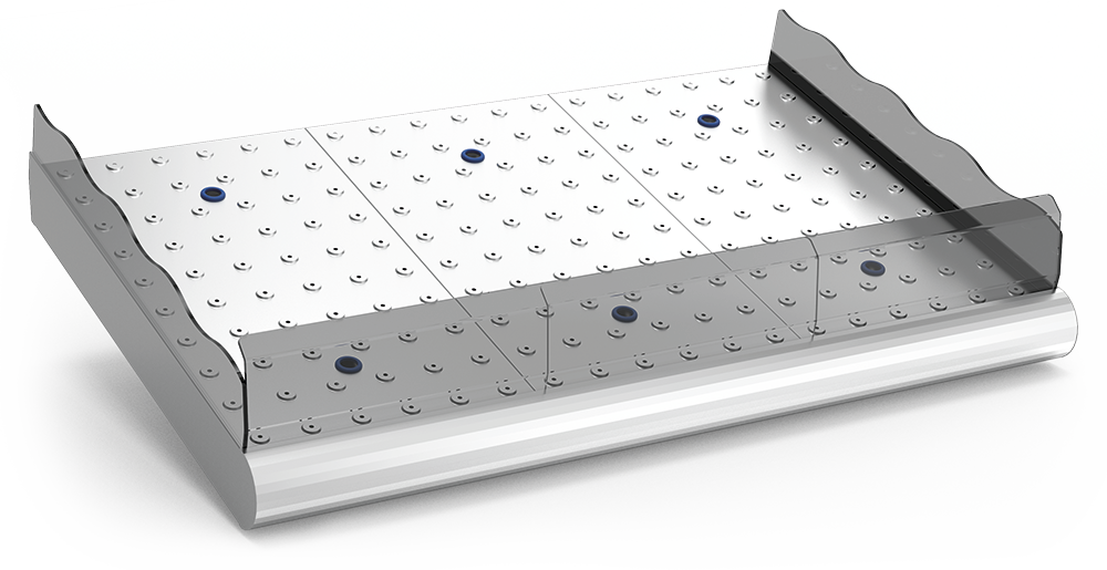 Taulell de peixateria 1,5 m sense suports