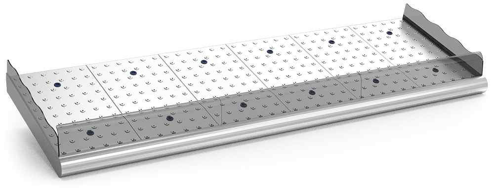 Taulell de peixateria 3 m sense suports