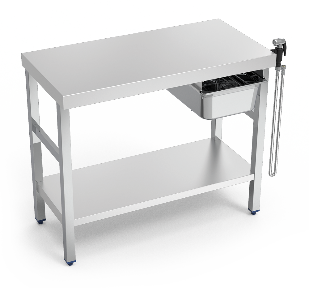 Mesa per a cocció de marisc