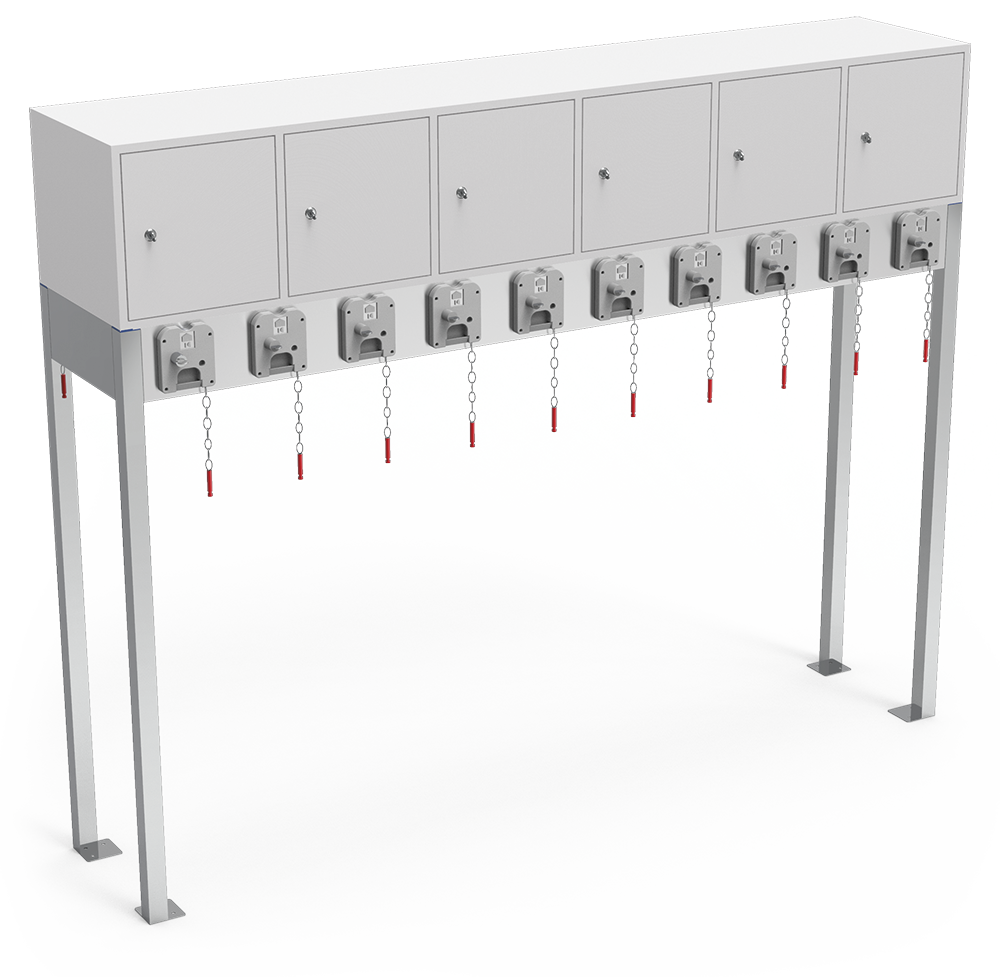 Consigna para 10 carros con taquilla